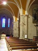 Carcassonne - Notre-Dame de l'Abbaye - Nef (2)